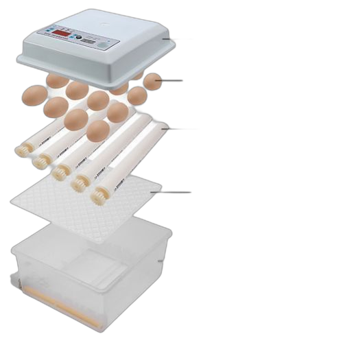 Couveuse volaille, couveuse 16 oeufs,incubateur d'oeuf blanc