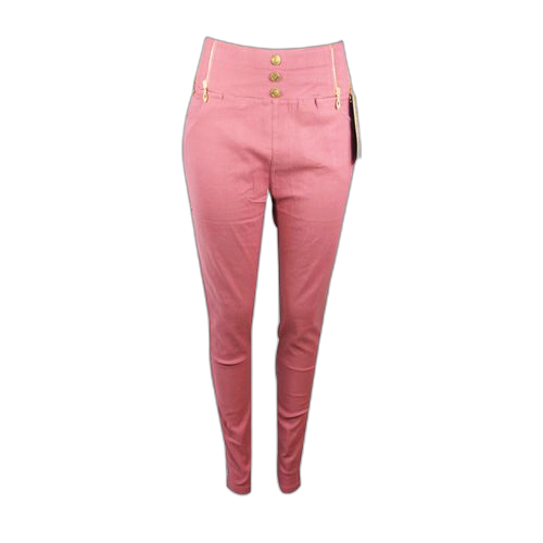 Cr pantalon en cotonbig size rose