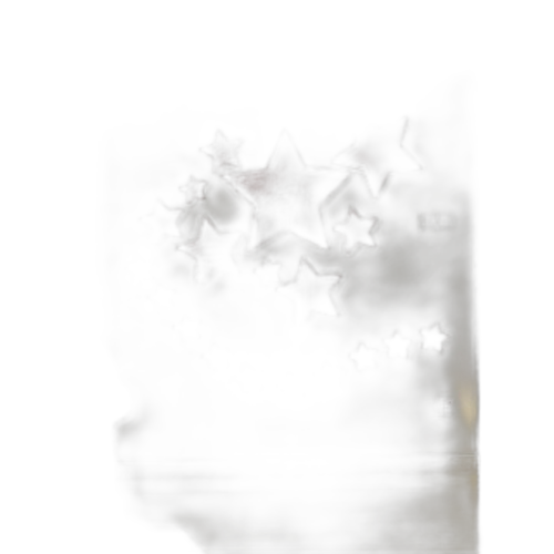 Déco murale avec des étoiles rouge