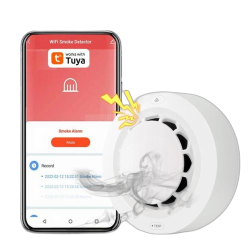 Détecteur de fumée intelligent wifi sécurité incendie connectée pour maison et entreprise au sénégal
