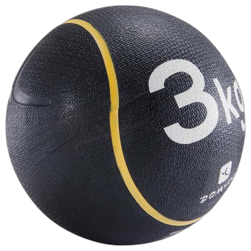 Decathlon medecine balletoneball lestee 3kg/diametre 22cm by decathlon