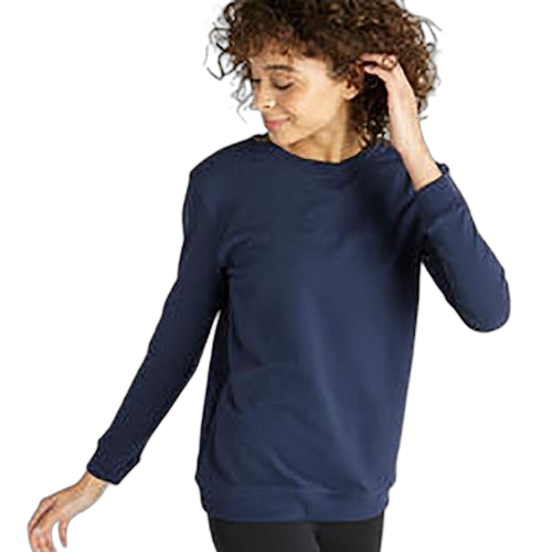 Decathlon sweat col rond fitness bleu marine by decathlon