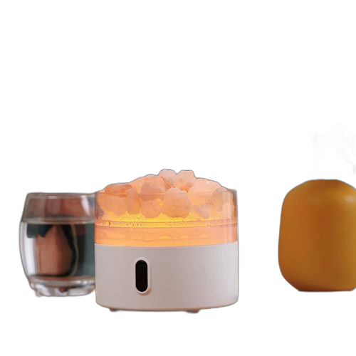 Diffuseur d'arôme en pierre de sel pour maison usb blanc