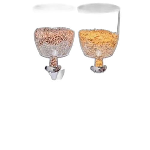 Distributeur de céréales avec contrôle des portions, donateur alimentaire sèche avec grande mémoire double cerequet box