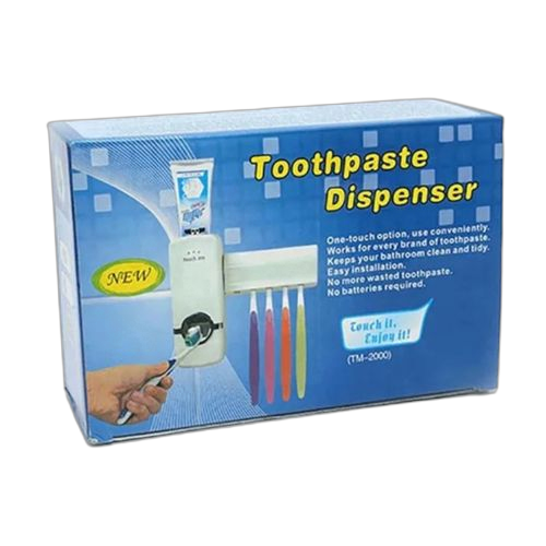 Distributeur de pate dentifrice.
