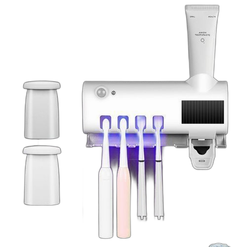 Distributeur de patte dentifrices électrique avec support