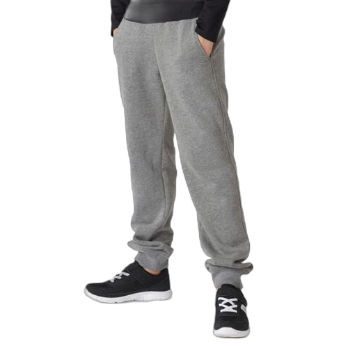 Domyos pantalon de jogging large chaud 100 garçon gym enfant noir uni