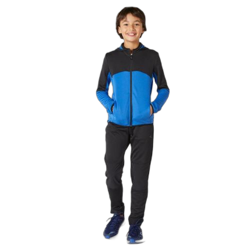 Domyos survêtement chaud, synthétique respirant s500 garçon gym enfant noir/bleu