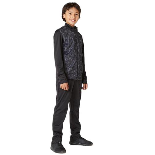 Domyos survêtement enfant synthétique respirant recyclé gym'y basique bleu