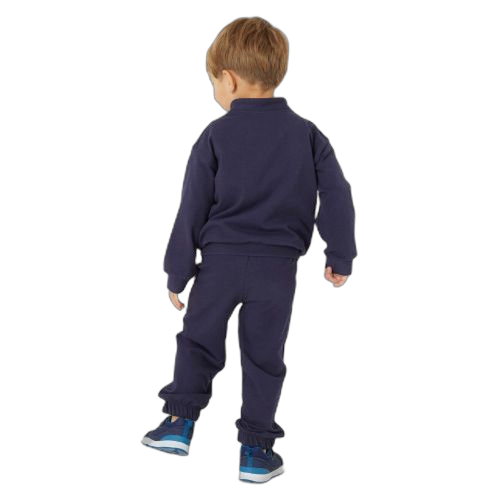 Domyos survêtement regular chaud enfant basique bleu marine