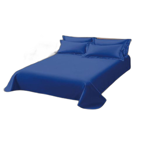 Drap double lit uniqe bleupure 100%