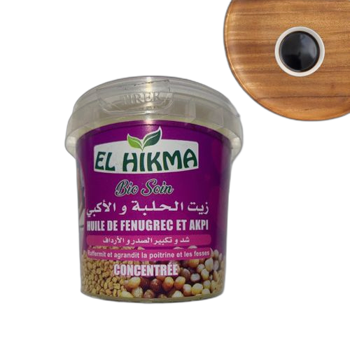 El hakama huile de fenugrec pure concentrée 100%pour fesse et hanche