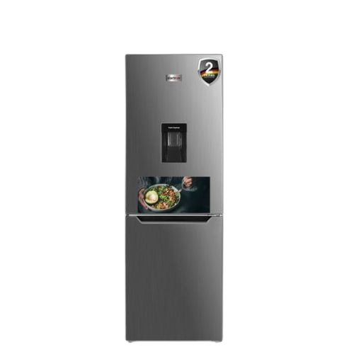 Elactron réfrigérateur combiné el72 318l 3 tiroirs avec fontaine inox garantie 12 mois