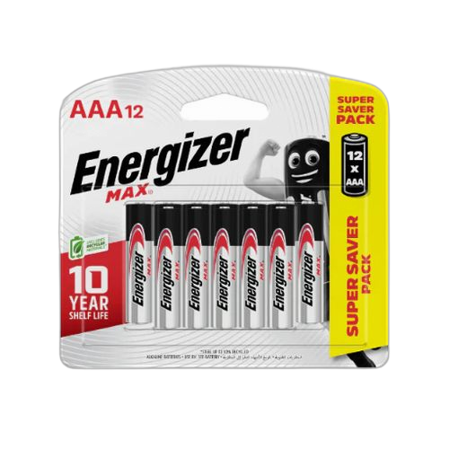 Energizer batterie energizer max aaa bp12 8+4 (2 pièces )