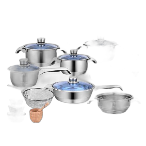 Ensemble bols 50 pièces en acier inoxydable