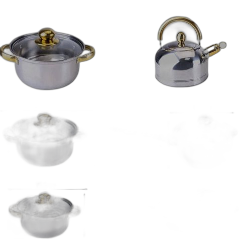 Ensemble bols batterie cuisine inox lourd 12 pièces