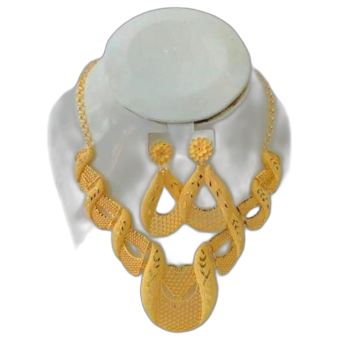 Ensemble chaîne femme plaqué or gold