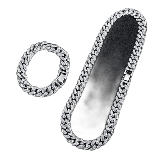 Ensemble collier + bracelet biling/biling ar