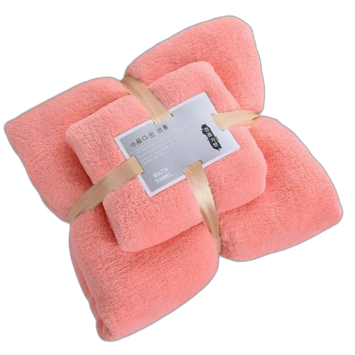 Ensemble de 02 serviettes de bain pour bébé et maman , légère, absorbante, multifonctions vert