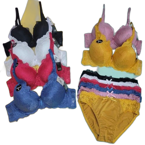 Ensemble de 06soutien gorge et culotte