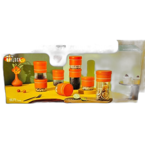 Ensemble de 8 pots épices en verres