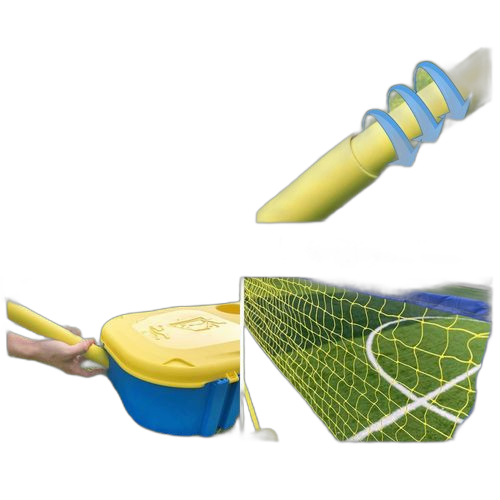 Ensemble de badminton avec support et filet pour le camping, filet de tennis portable pour allée, jardin et aire de jeux
