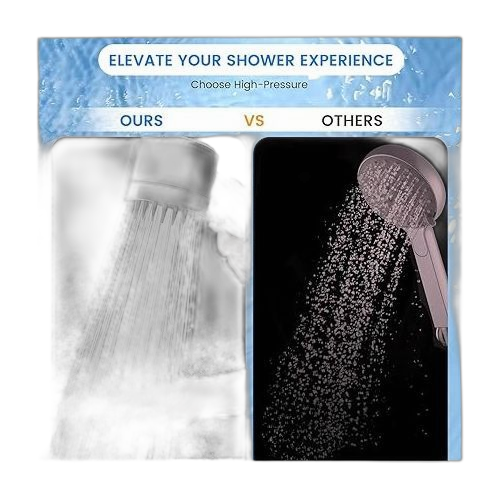 Ensemble de douche à main avec mode de pulvérisation à 3 vitesses