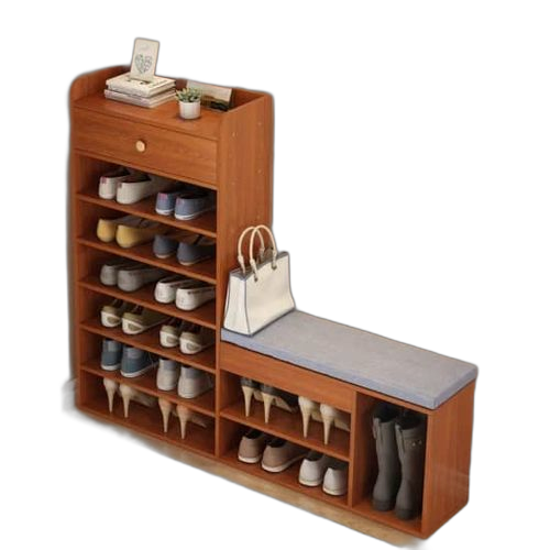Etagère à chaussures 7niveaux 9 paires en bois