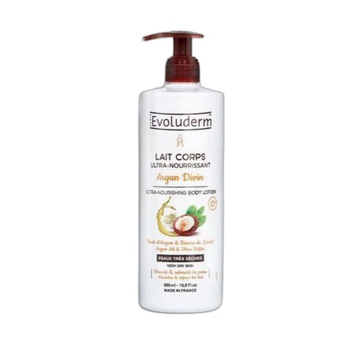 Evoluderm argan divin lait corps ultra nourrissant 500 ml