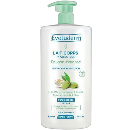 Evoluderm lait corps protecteurdouceur d'amande 1000 ml