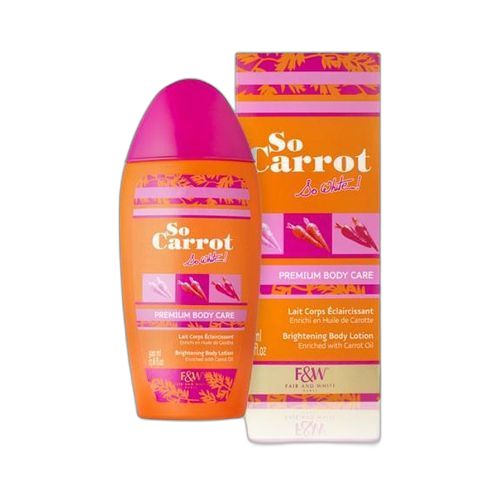 Fair & white so carrot so white lait corps éclaircissant 500 ml