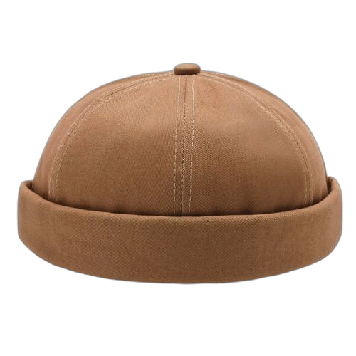 Fashion bonnet docker marin casquette sans visière velours bleu