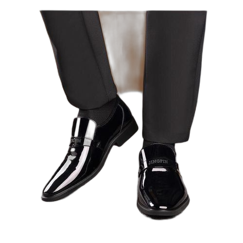 Fashion chaussures d'affaires à la mode pour hommes, brillantes, formelles