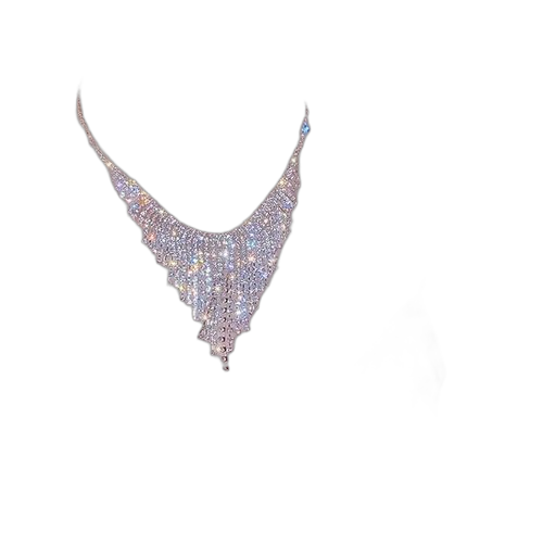 Fashion collier de personnalité exagérée, design de luxe, collier écharpe, décoration de banquet. Diaytar : Votre allié pouvoir d'achat au quotidien
