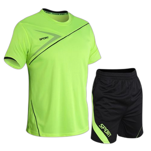 Fashion ensemble sportswear hommet shirt+short