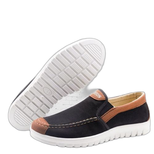 Fashion hommes pantoufles loafers toile casual sneakers chaussures gris