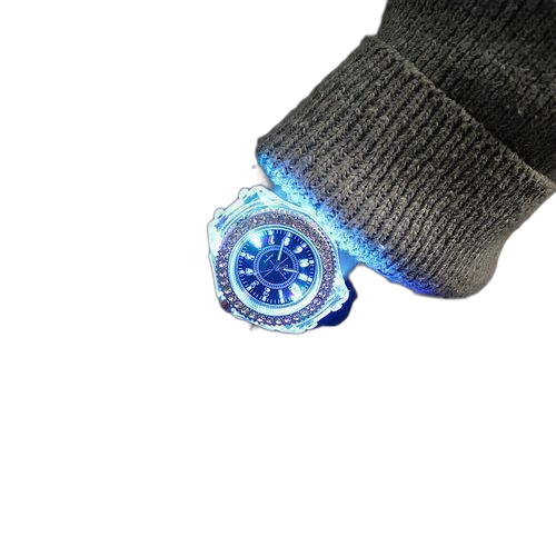 Fashion montre a quartz cadran lumineux blanc – Image 3