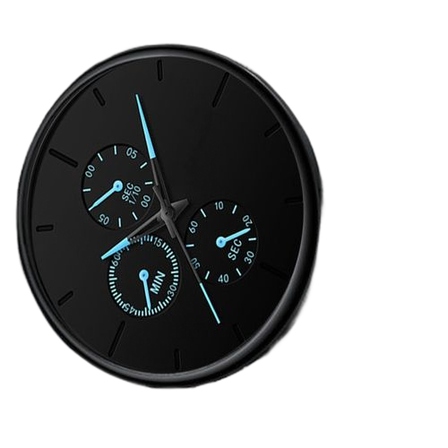 Fashion montre a quartz pour homme noir – Image 17