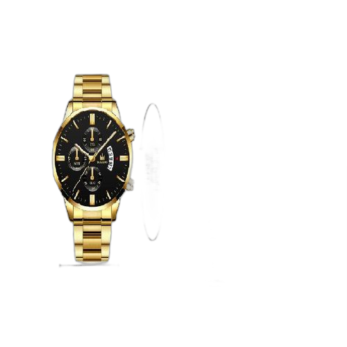 Fashion montre a quartz pour homme noir – Image 2