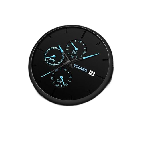 Fashion montre a quartz pour homme noir – Image 19