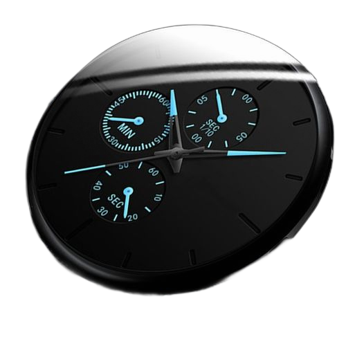 Fashion montre a quartz pour homme noir – Image 15