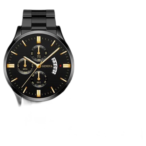 Fashion montre analogique cadran rond pour hommes – Image 3