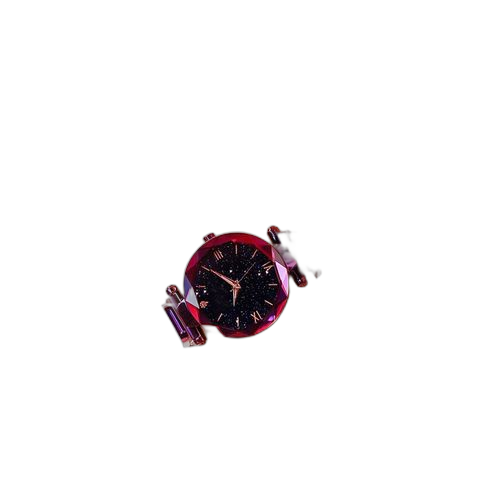 Fashion montre bracelet a quartz pour femme violet