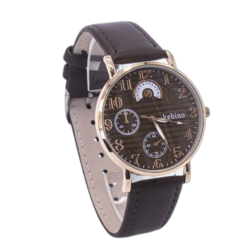 Fashion montre bracelet en simili cuir