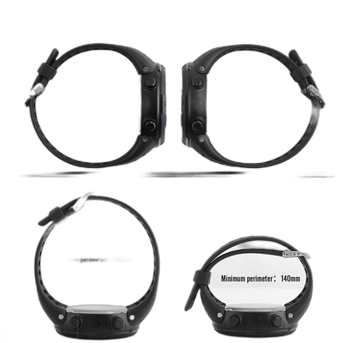 Fashion montre de sport multifonction pour homme noir