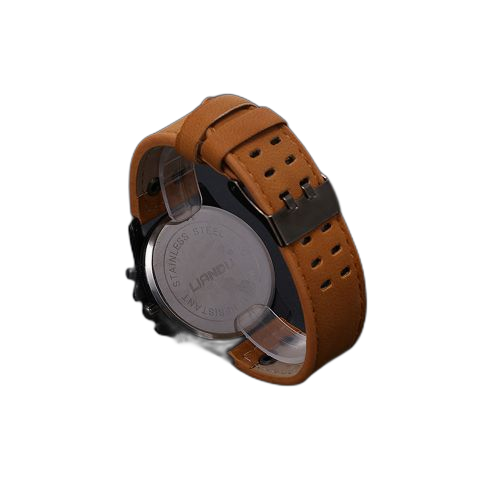Fashion montre etanche pour homme marron