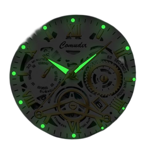 Fashion montres business montres hommes sport calendrier glow watche