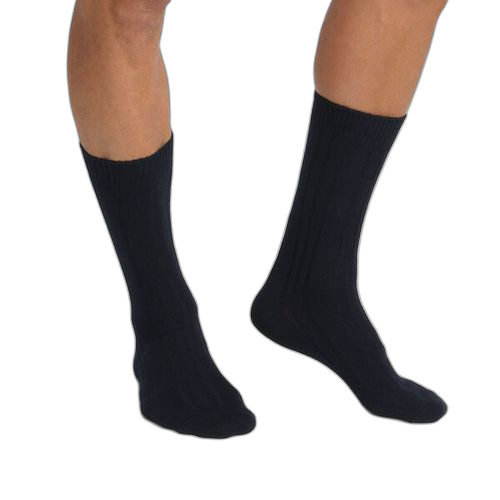 Fashion pack de 3 paires de chaussettes mi longs noires en coton