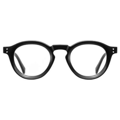 Fashion round computer glasses retro optics thick eyewear frames