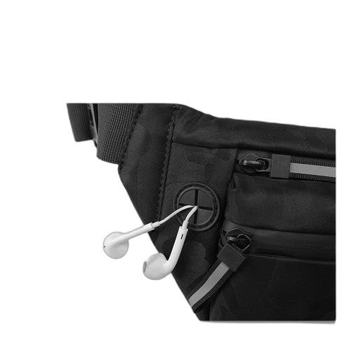 Fashion sac de sport à la taille pour homme sac à bandoulière